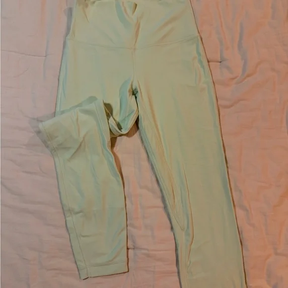 Lululemon Athletica Light Green Leggings - Picture 1 of 3